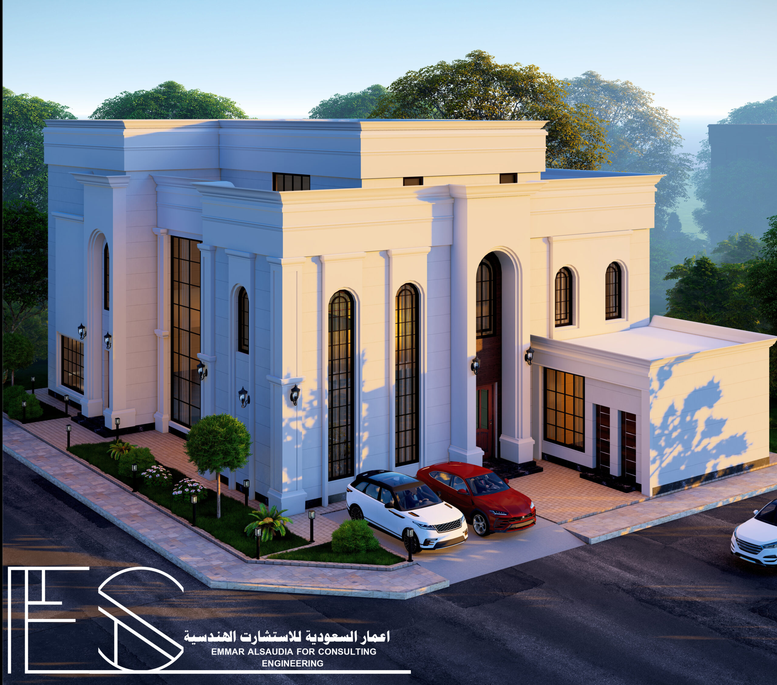 Residential Villa / Neoclassical Location: Saudi Arabia - Dammam